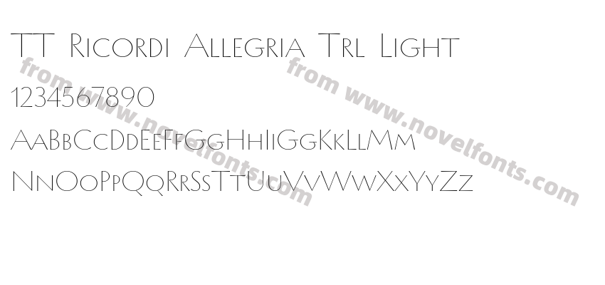 TT Ricordi Allegria Trl LightPreview