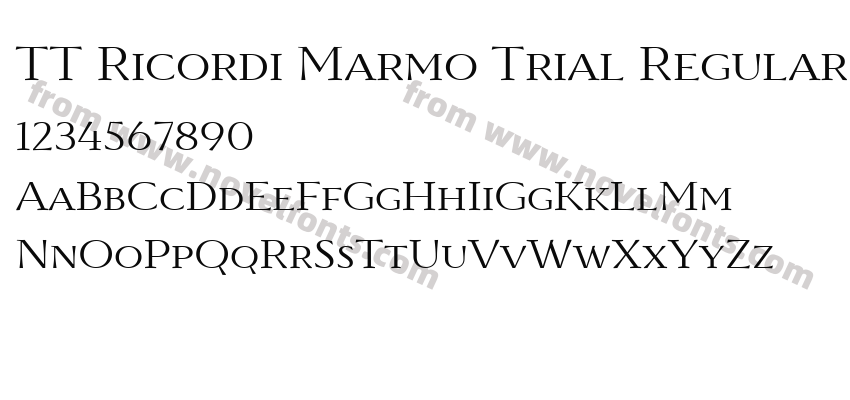 TT Ricordi Marmo Trial RegularPreview