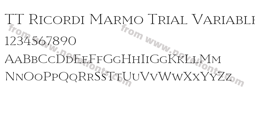 TT Ricordi Marmo Trial VariablePreview