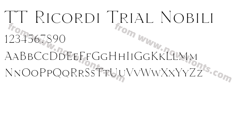 TT Ricordi Trial NobiliPreview