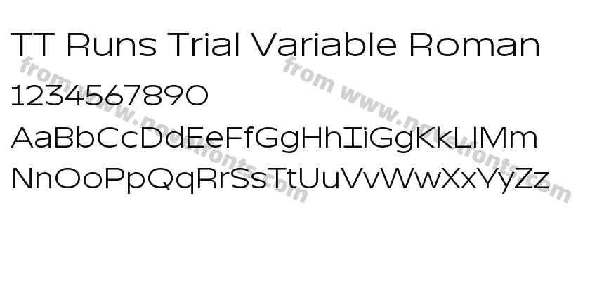 TT Runs Trial Variable RomanPreview