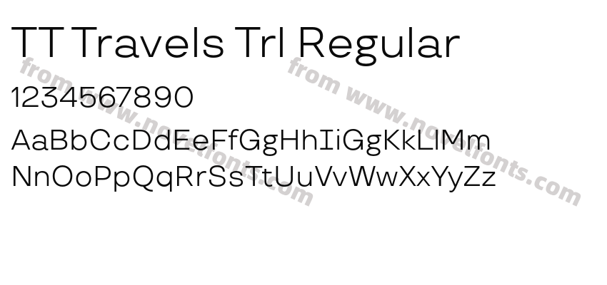 TT Travels Trl RegularPreview