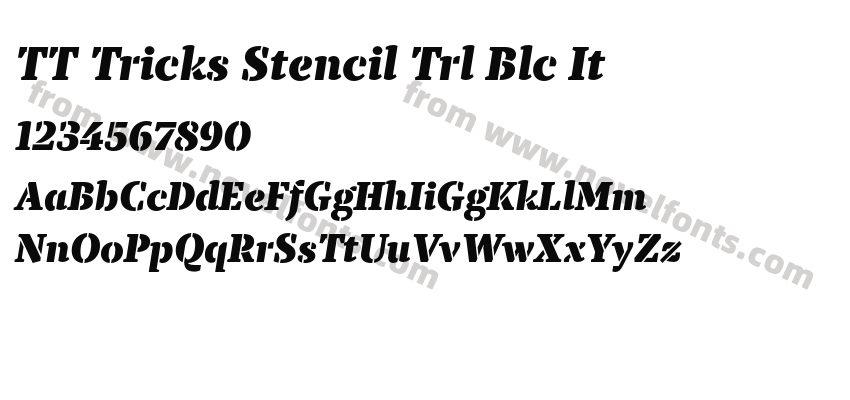 TT Tricks Stencil Trl Blc ItPreview