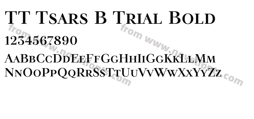 TT Tsars B Trial BoldPreview