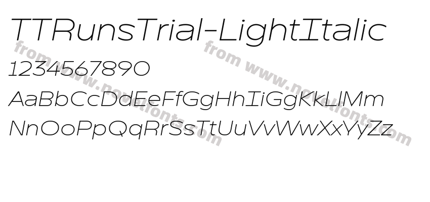 TTRunsTrial-LightItalicPreview