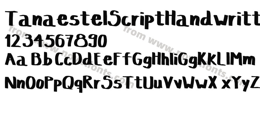 TanaestelScriptHandwritten-RgPreview