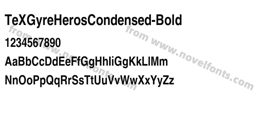 TeXGyreHerosCondensed-BoldPreview