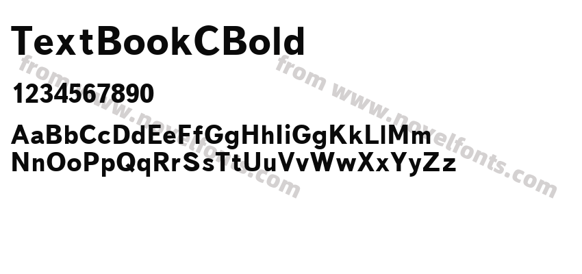 TextBookCBoldPreview