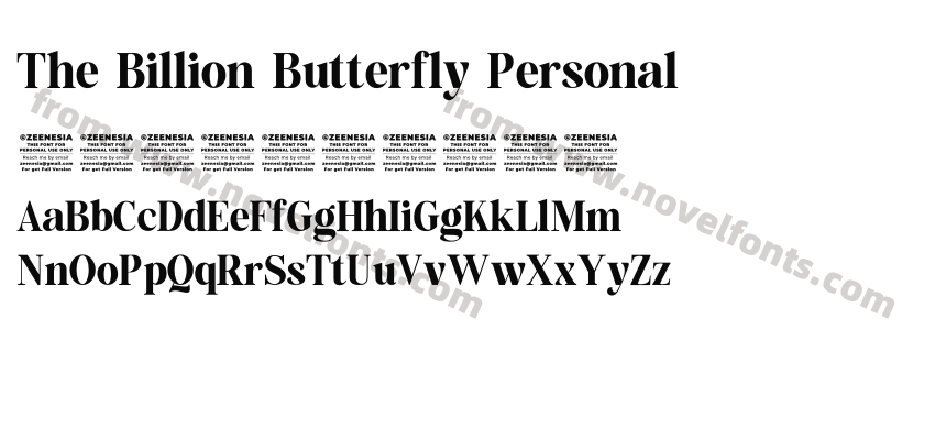 The Billion Butterfly PersonalPreview