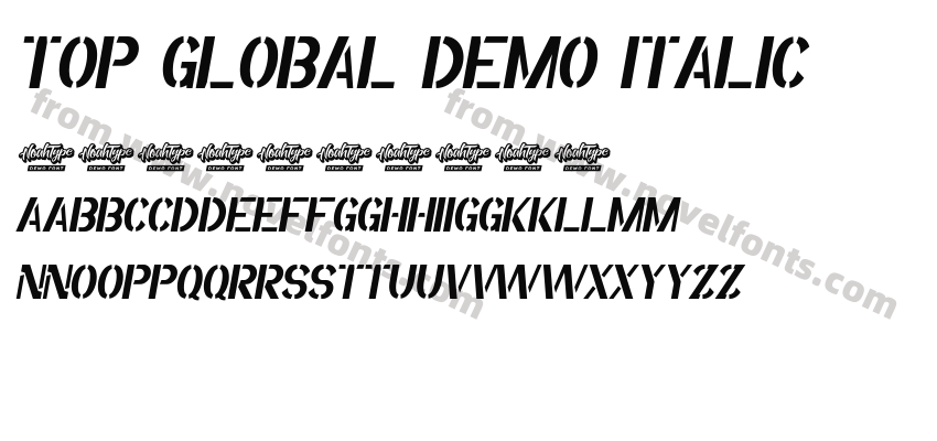 Top Global Demo ItalicPreview