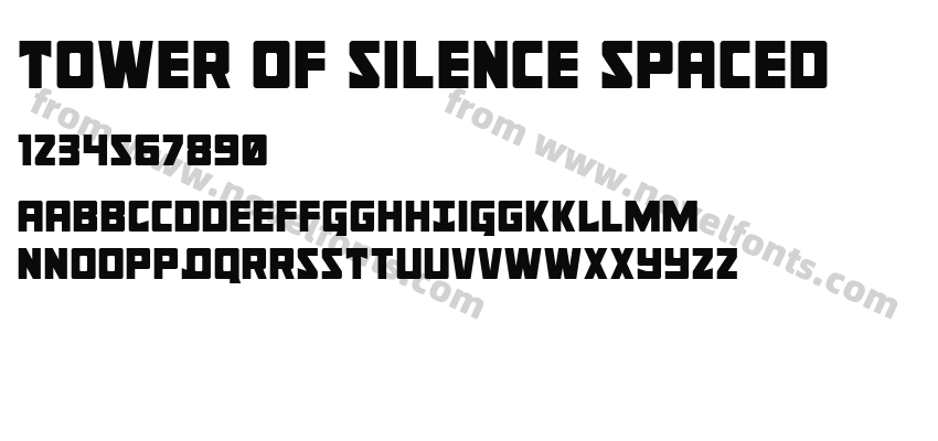 Tower of Silence SpacedPreview