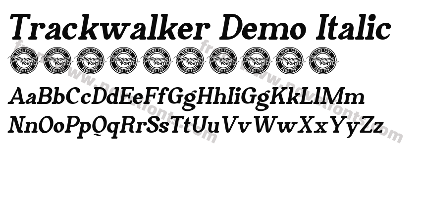 Trackwalker Demo ItalicPreview