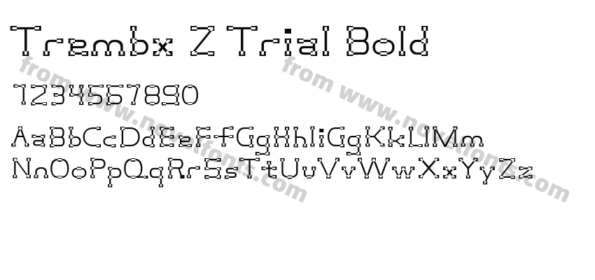 Trembx Z Trial BoldPreview