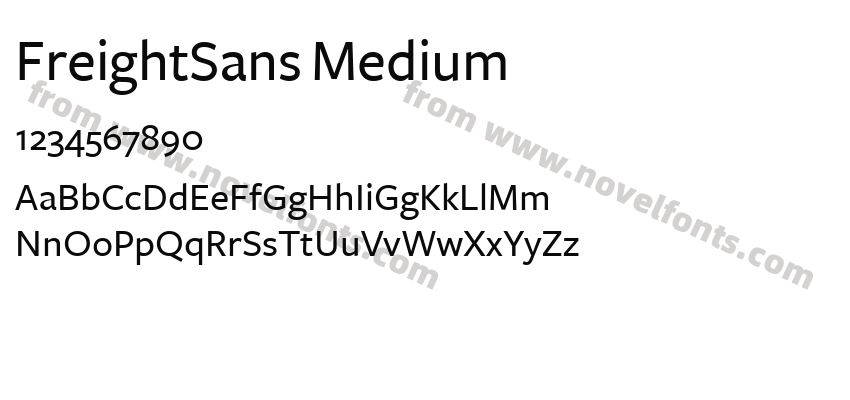 FreightSans MediumPreview