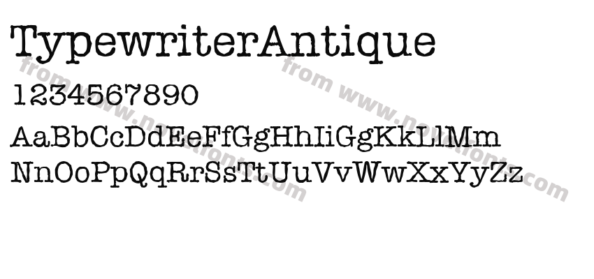 TypewriterAntiquePreview