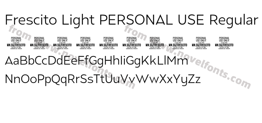 Frescito Light PERSONAL USE RegularPreview