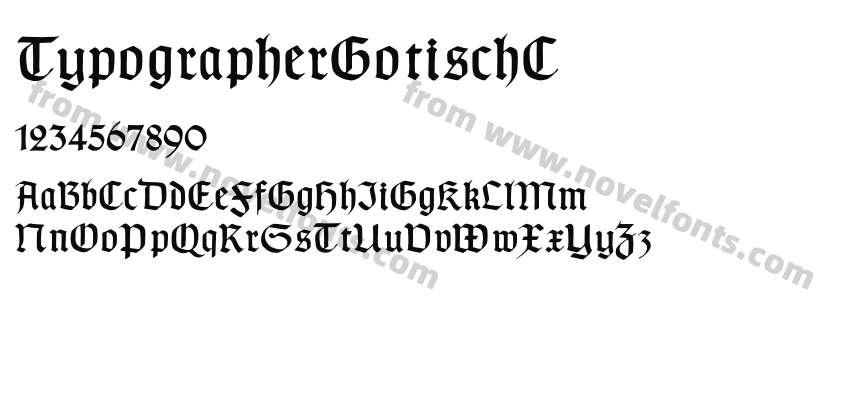 TypographerGotischCPreview