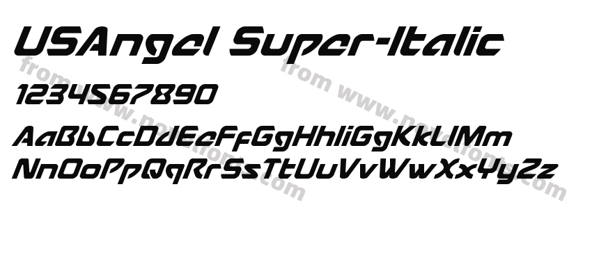 USAngel Super-ItalicPreview
