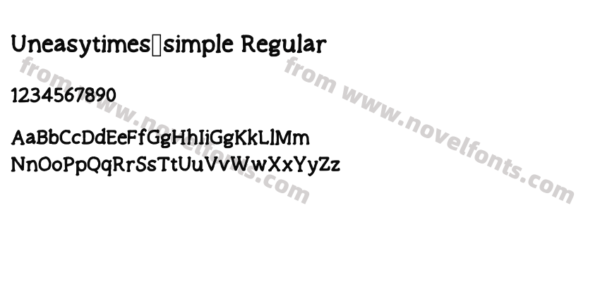 Uneasytimes_simple RegularPreview