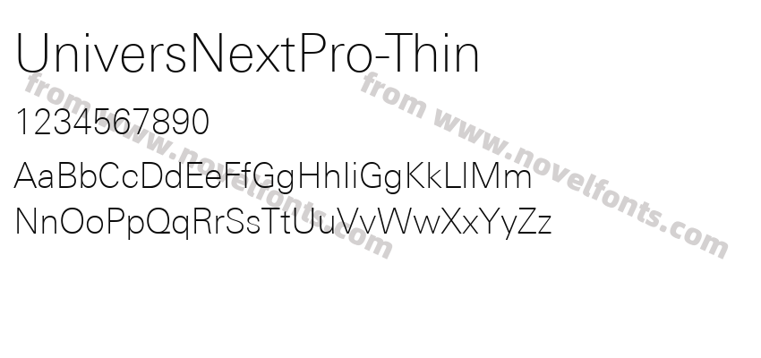 UniversNextPro-ThinPreview