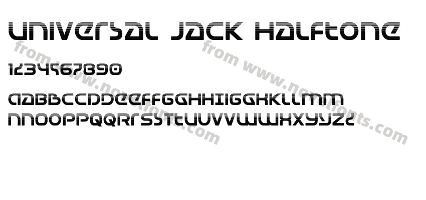 Universal Jack HalftonePreview