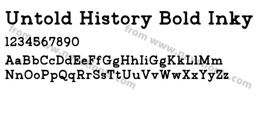 Untold History Bold InkyPreview