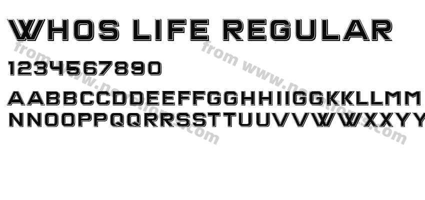 Whos Life RegularPreview