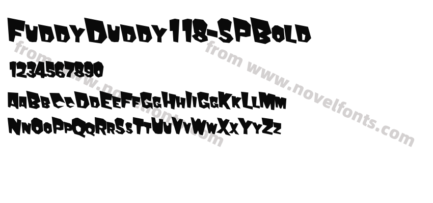 Fuddy Duddy118 SP BoldPreview