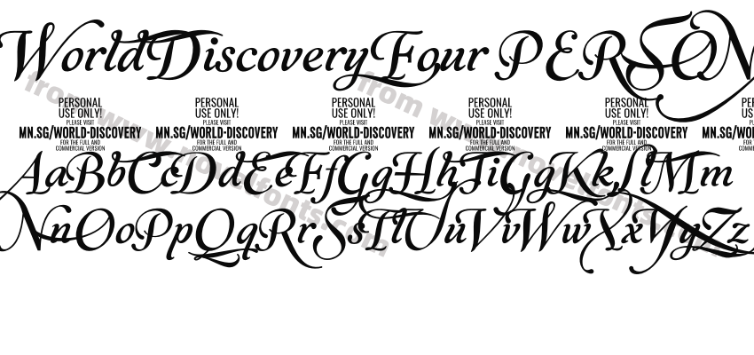 World Discovery Four PERSONAL RegularPreview