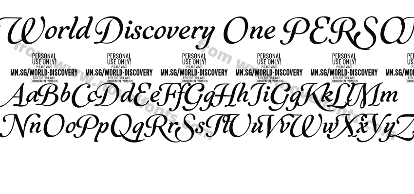 World Discovery One PERSONAL RegularPreview