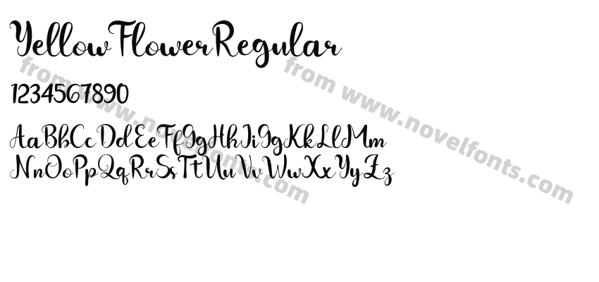 YellowFlowerRegularPreview