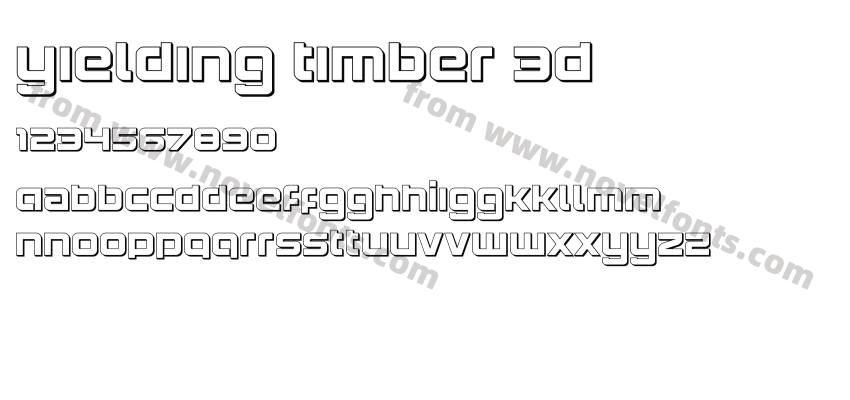 Yielding Timber 3DPreview