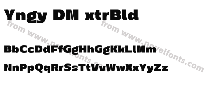 Yingyai DEMO ExtraBoldPreview