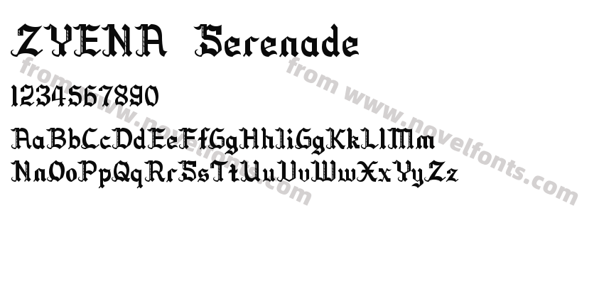 ZYENA SerenadePreview
