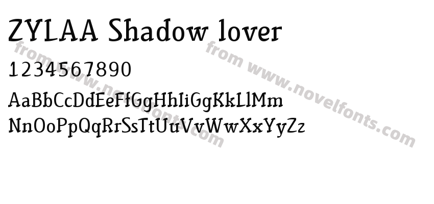 ZYLAA Shadow loverPreview