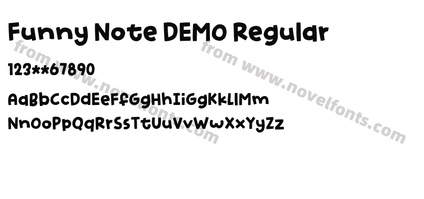 Funny Note DEMO RegularPreview