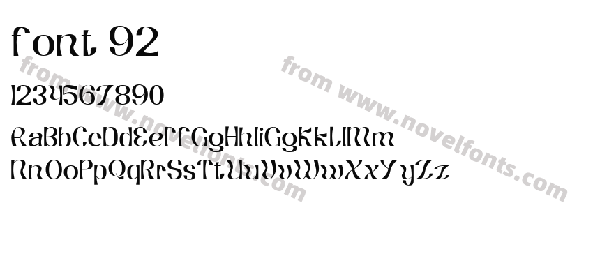 font 92Preview