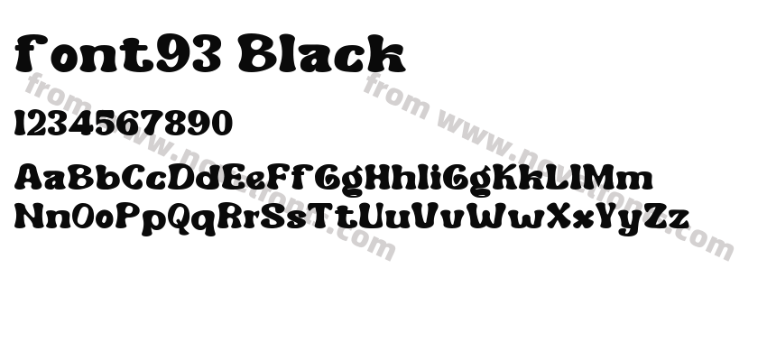 font93 BlackPreview