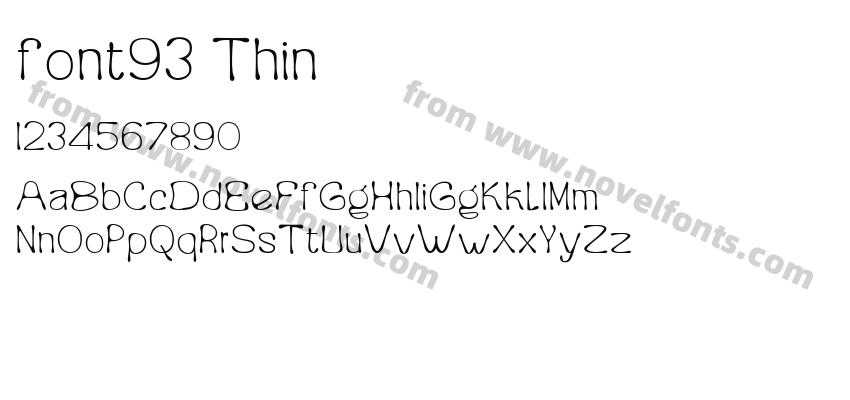 font93 ThinPreview