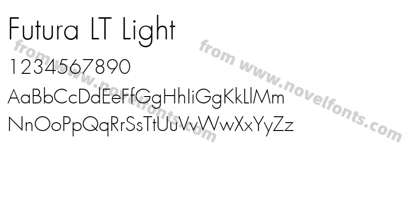 Futura LT LightPreview