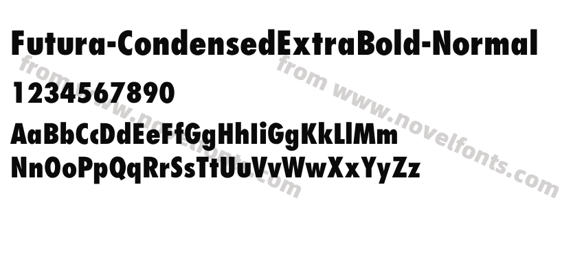 Futura-CondensedExtraBold-NormalPreview