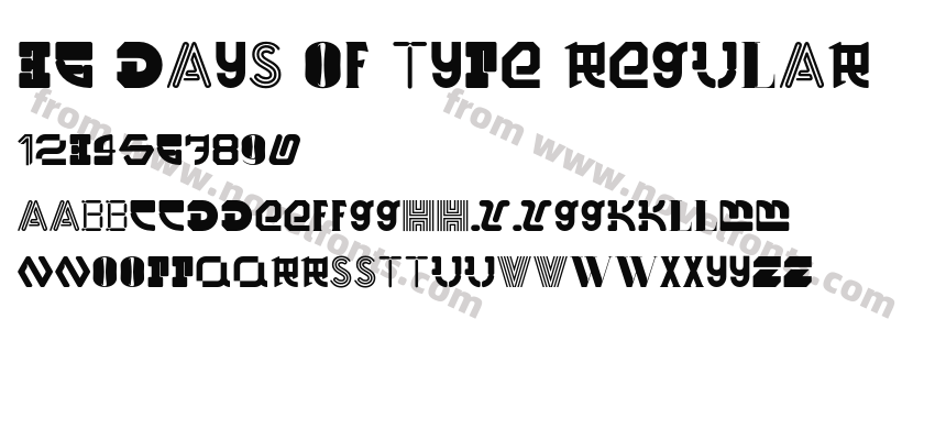 36 Days Of Type RegularPreview