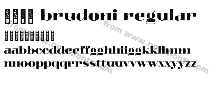 3601 Brudoni RegularPreview