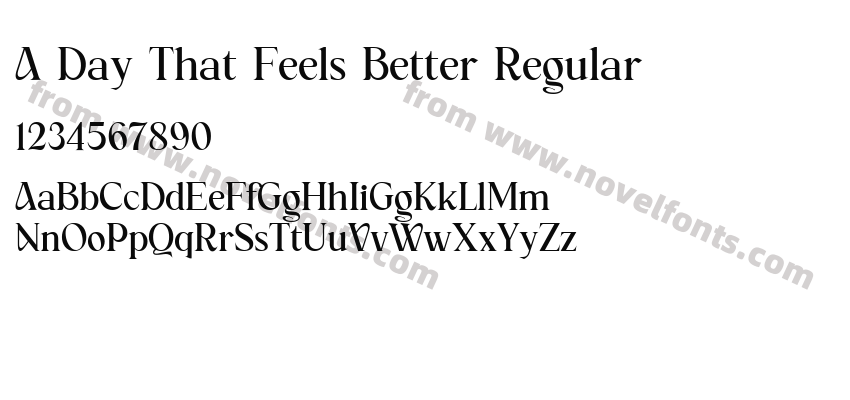 A Day That Feels Better RegularPreview