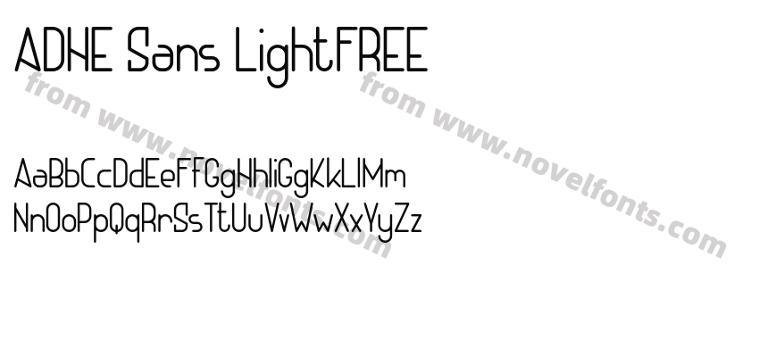 ADHE Sans LightFREEPreview