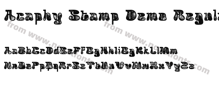 Acaphy Stamp Demo RegularPreview