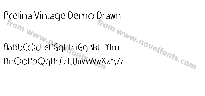 Acelina Vintage Demo DrawnPreview