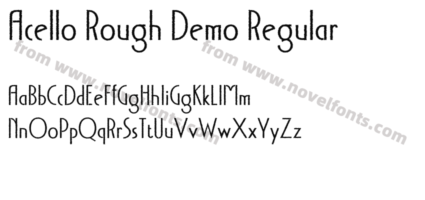 Acello Rough Demo RegularPreview