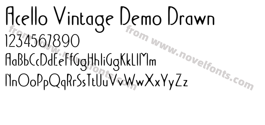 Acello Vintage Demo DrawnPreview