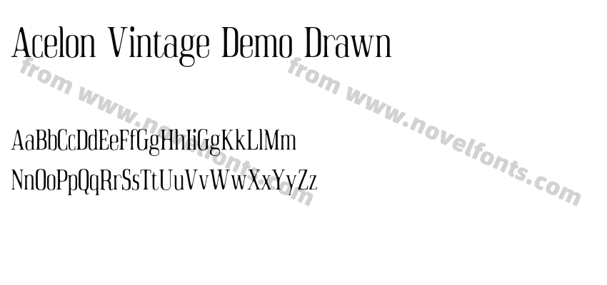 Acelon Vintage Demo DrawnPreview